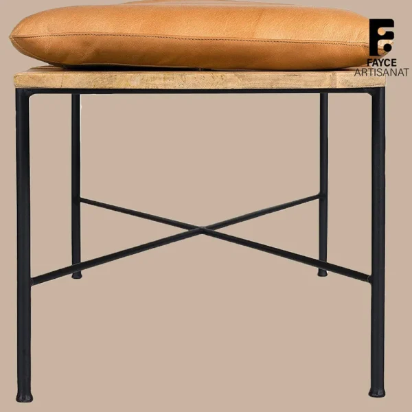 Bedroom leather bench seat