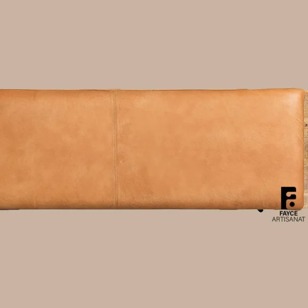 Bedroom leather bench seat