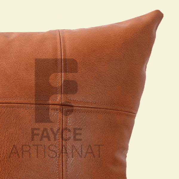 Elegant Leather Pillow