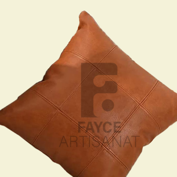 Elegant Leather Pillow