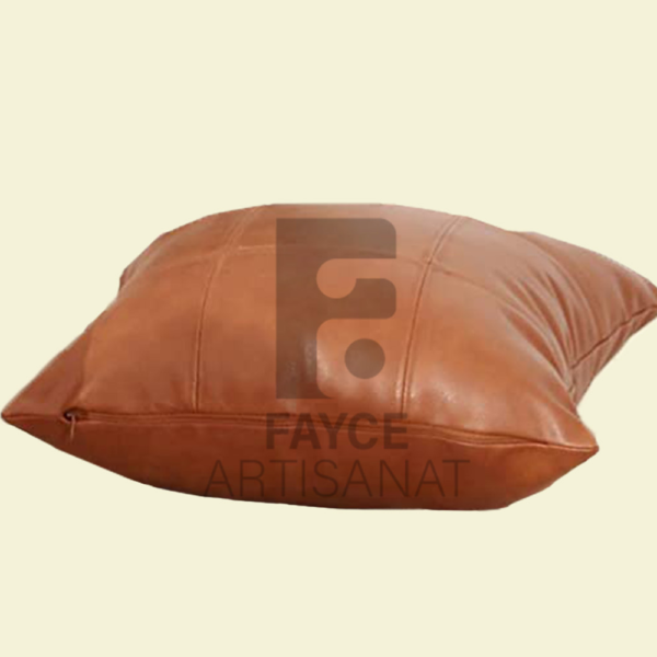 Elegant Leather Pillow