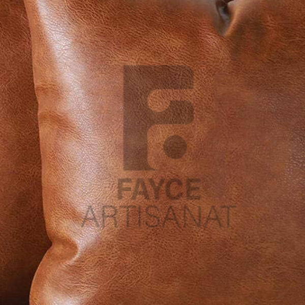 Ottoman Handmade Leather Pillow