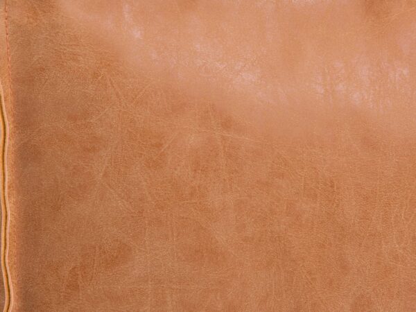 Handcrafted Square Leather Pouf
