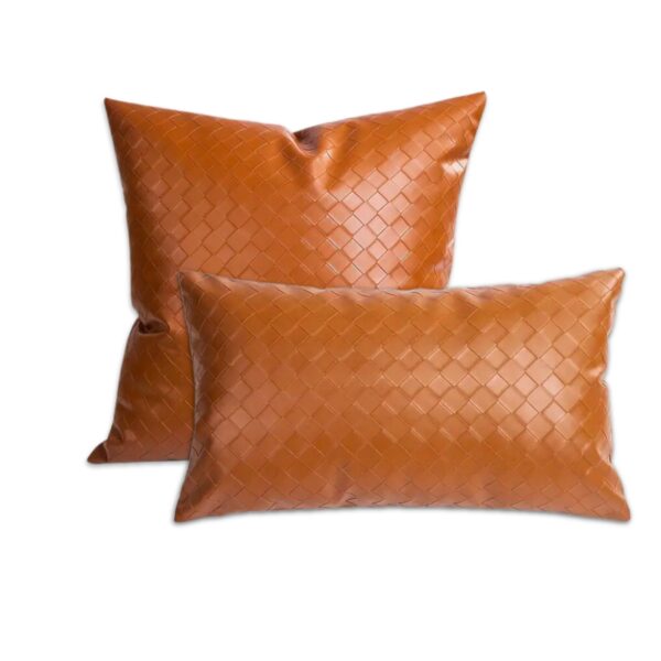 Elegant Leather Pillow