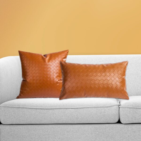 Elegant Leather Pillow