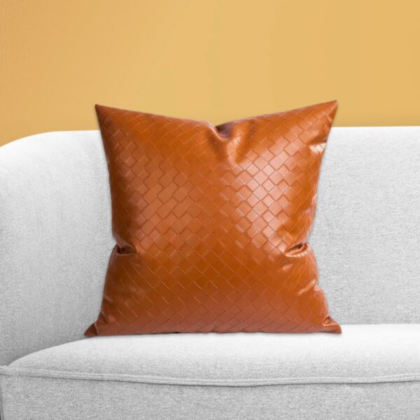 Elegant Leather Pillow