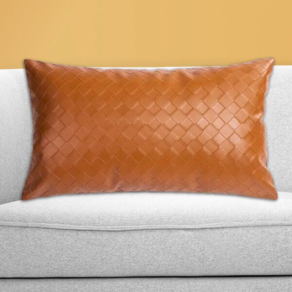 Elegant Leather Pillow