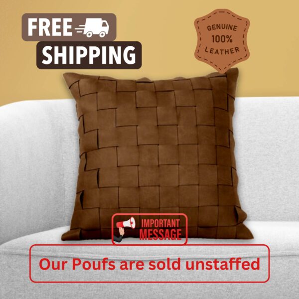 Luxury Leather Pillow