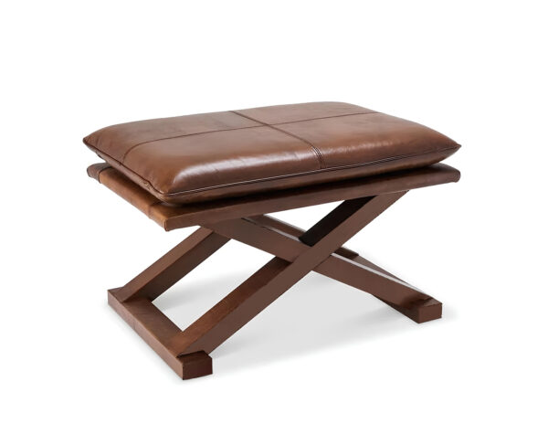 Modern leather ottoman Chair