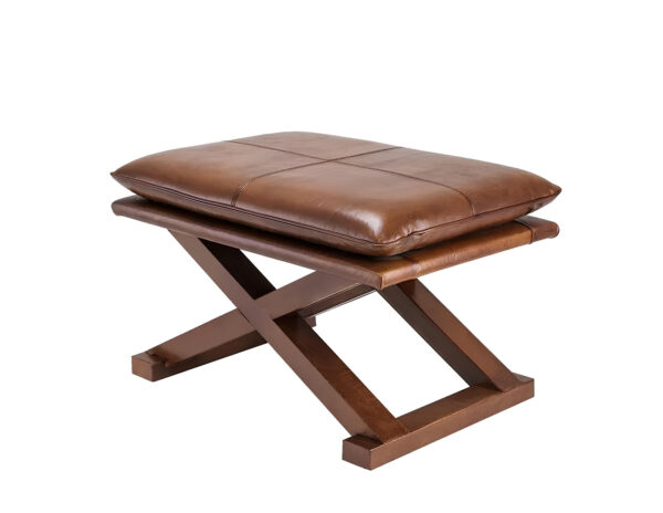 Modern leather ottoman Chair