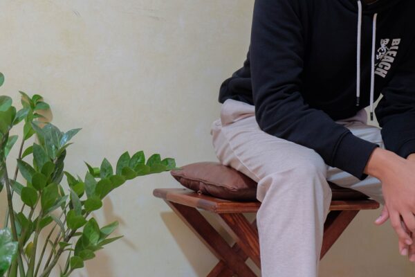 Brown leather Chair